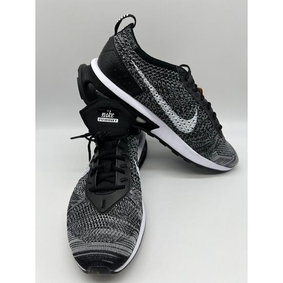 Nike Women's Air Max Flyknit Racer Sneakers Black DM9073-001 Size 9.5 NEW. - Picture 4 of 12